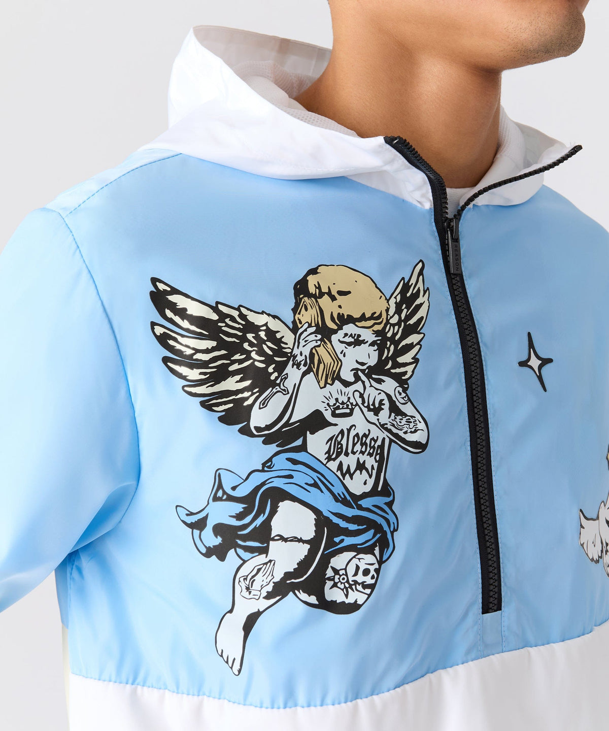 Cherub Flight Anorak Jacket - Light Blue