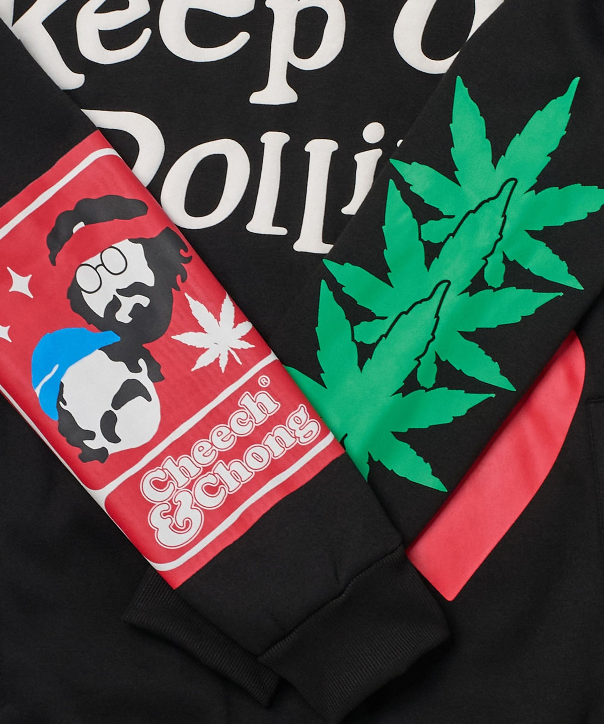 Cheech & Chong Keep On Rollin Hoodie - Black
