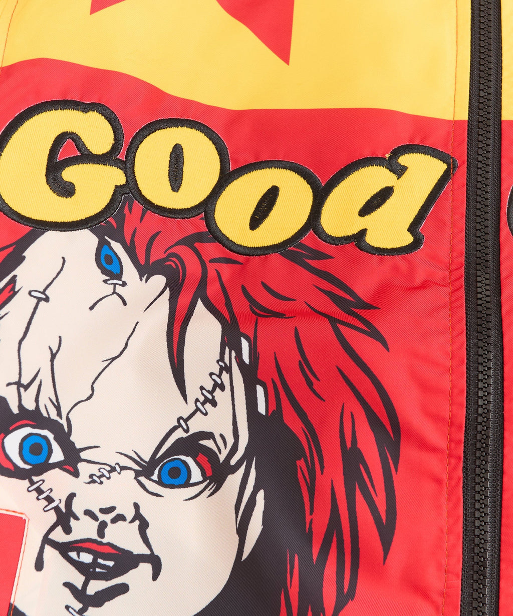 Chucky Good Guys Embroidered Racing Jacket - Red