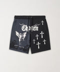 Chosen Angel Metallic Fleece Short - Black