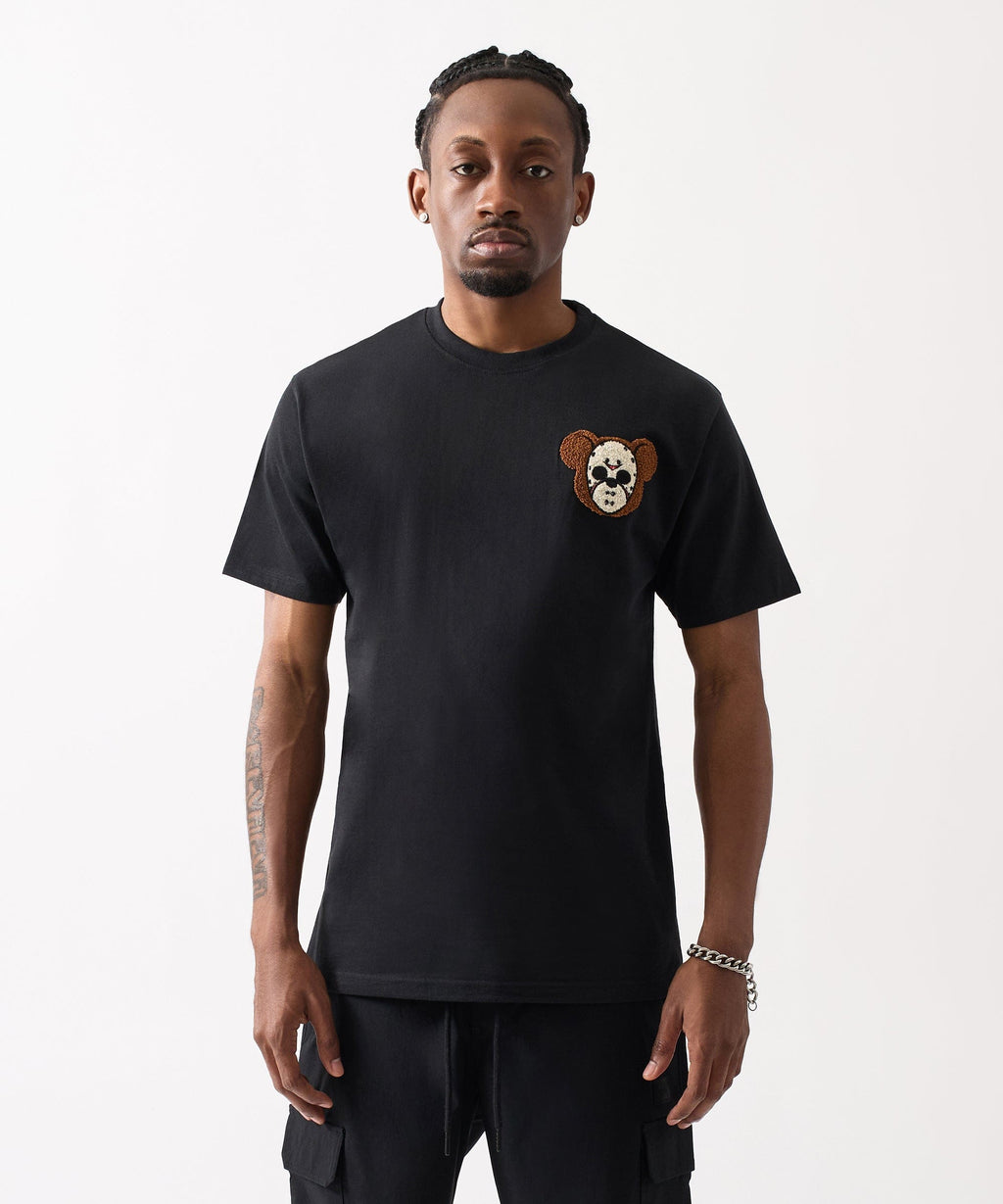 Chest Hit Embroidered Tee - Black
